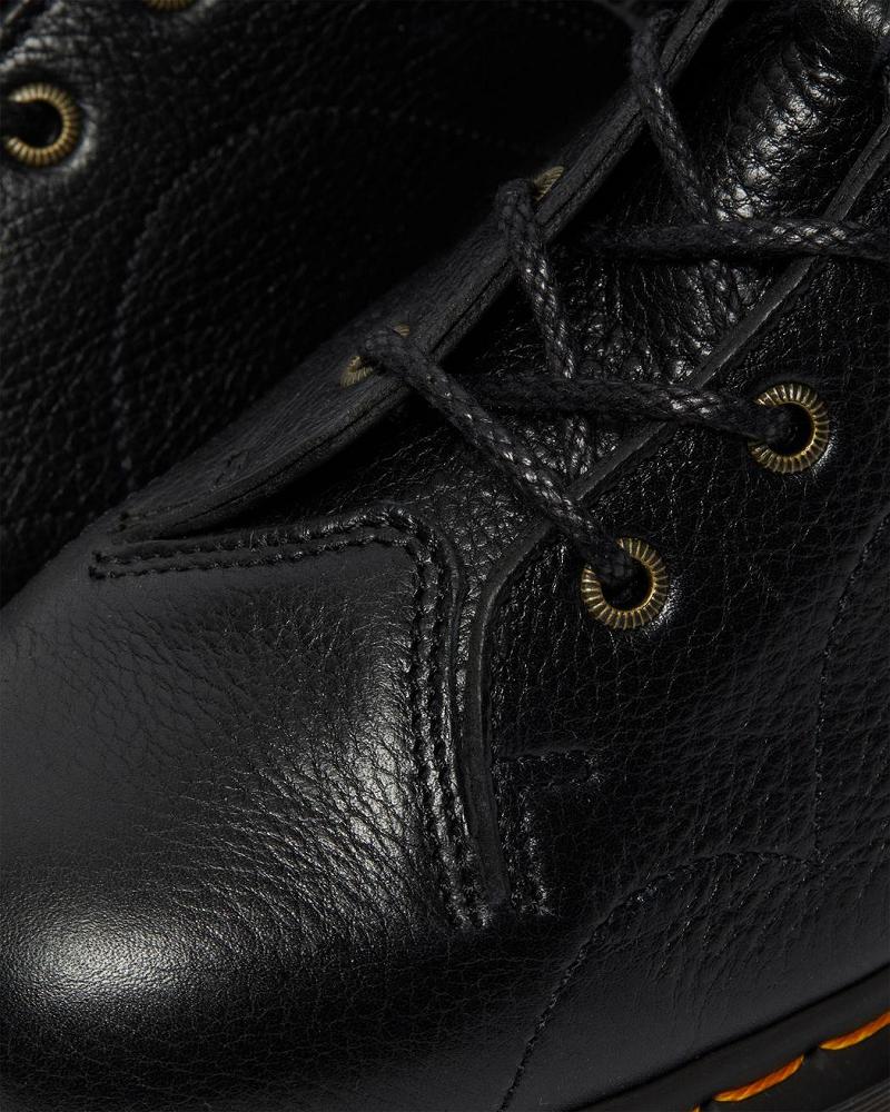 Dr Martens Church Buckingham Lær Monkey Boots Dame Svarte | Norge 554TCE